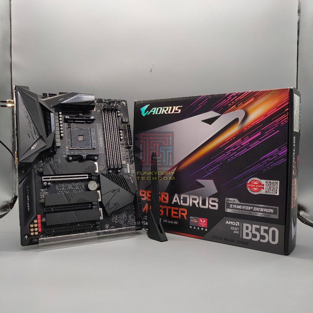 Gigabyte B550 AORUS MASTER ATX AM4 Motherboard Shopee Malaysia