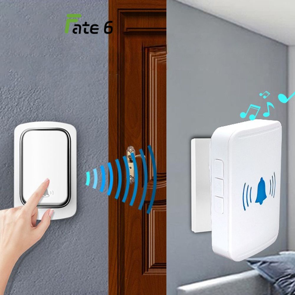 Tuya Wifi Doorbell Wireless Home Longdistance Selfgenerating Remote Control Waterproof Smart