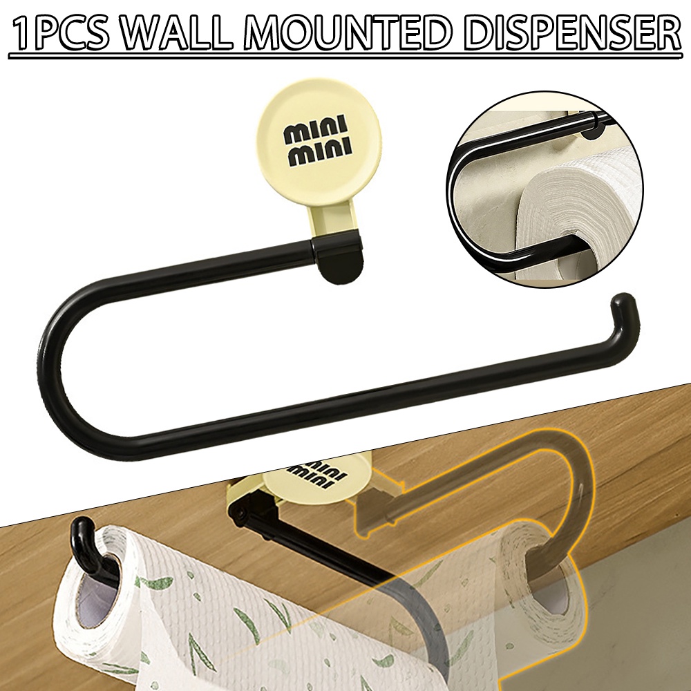 Toilet Paper Holder Towel Dispenser Suction Cup Toilet Tissue Paper ...