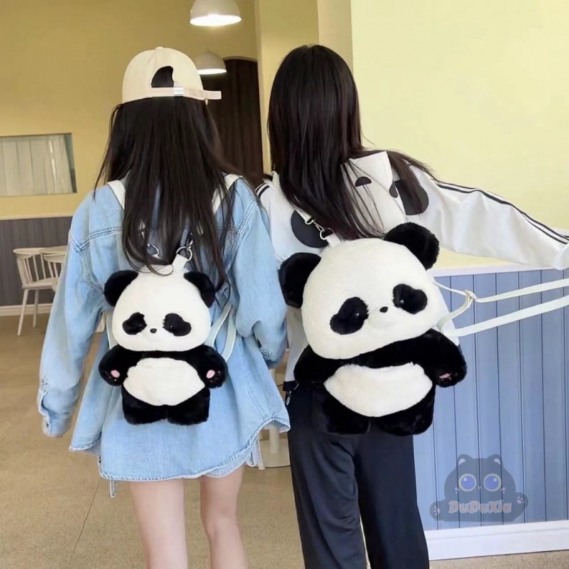 🐼现货🐼 Little Red Book Same Style Panda Backpack 大熊猫双肩包