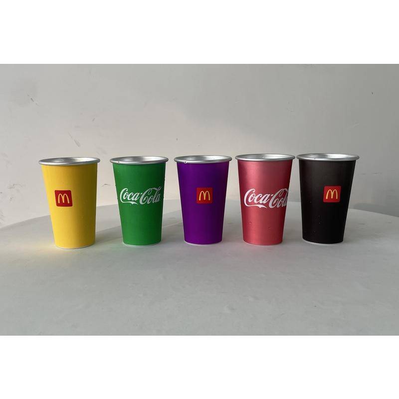 2024 McDonald's colorchanging aluminum cup that turns color in cold