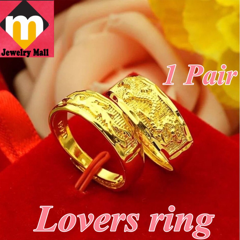 Pure gold couple rings clearance