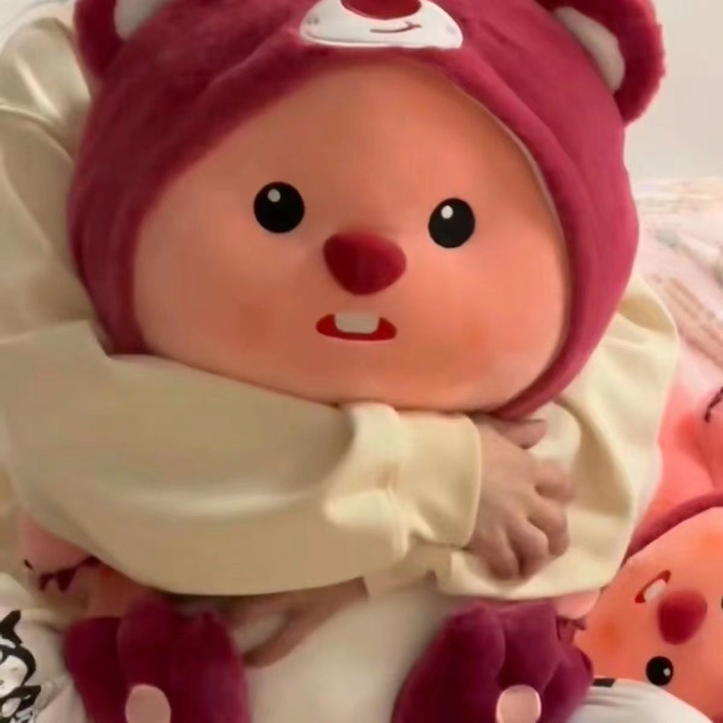 草莓熊loopy Plush Doll 露比毛绒玩具 可爱娃娃创意玩偶公仔女生日礼物 | Shopee Malaysia