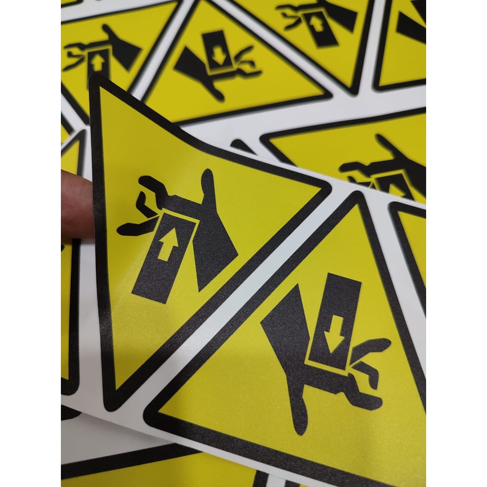 Outdoor Sticker White Pvc Label Waterproof Outdoor Shopee Malaysia