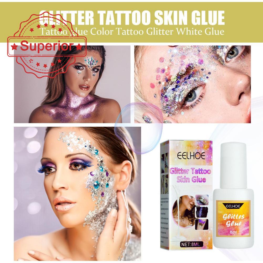Skin Glue Skinfriendly Body White Glue For Glitter Tattoos Gel Flash