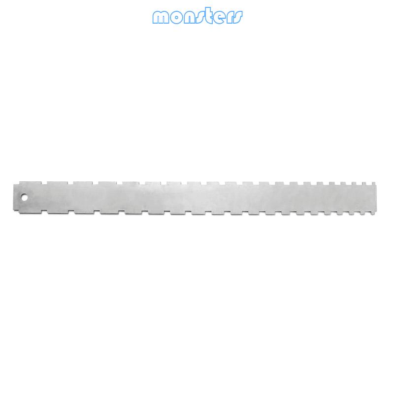 Mon Guitar Neck Notched Straight Edge Luthiers Tool for Most Electric