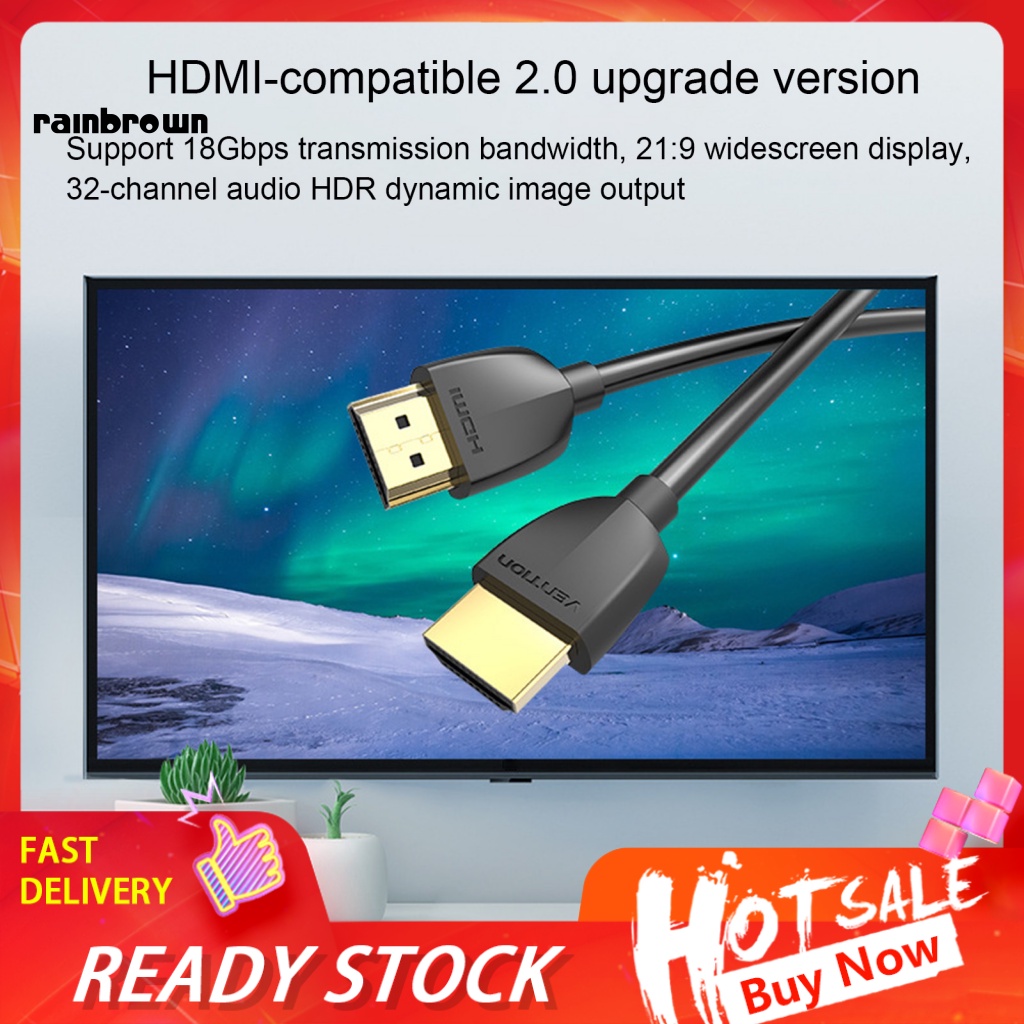 Cable 4K 60Hz Picture 3D Visual Effects Goldplated