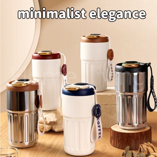 [2023] Portable Coffee Travel Mug 420ml Stainless Steel Coffee Tumbler