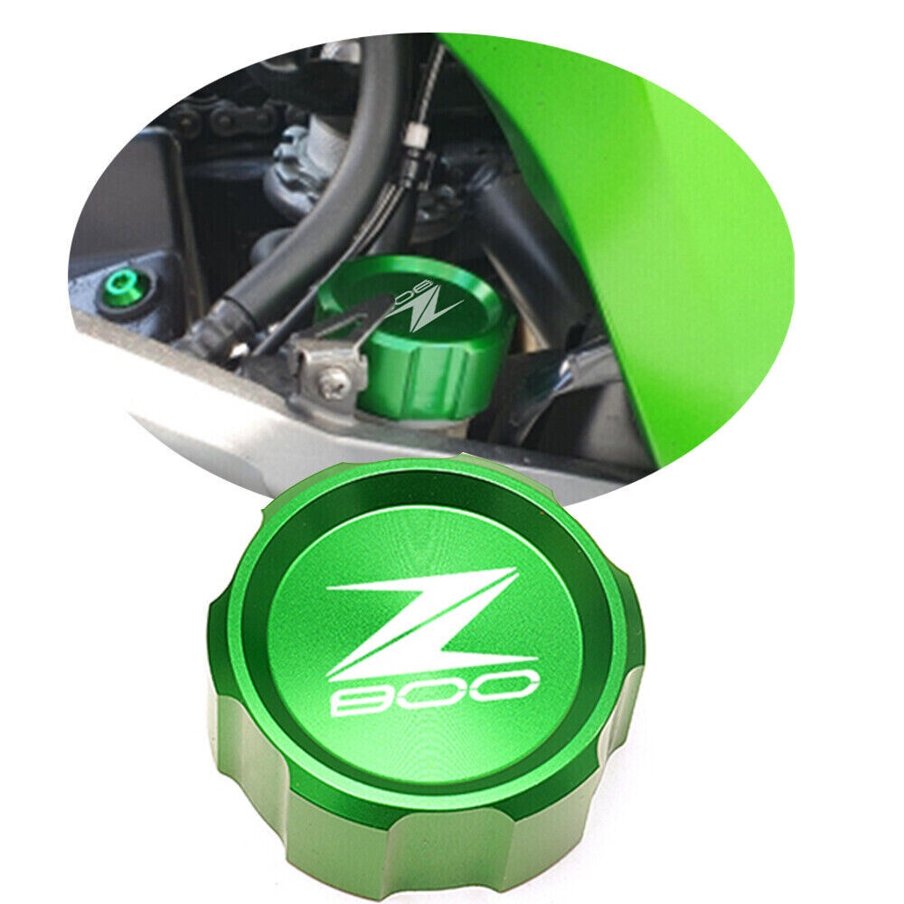 For Kawasaki Z800 2013 2018 Motorcycle Cnc Rear Brake Fluid Reservoir Cap Cover Shopee Malaysia