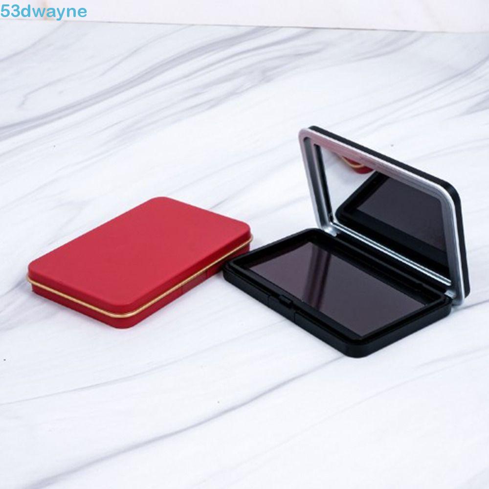 DWAYNE Makeup Blusher Case, Square Dustproof Empty Cosmetics Palette