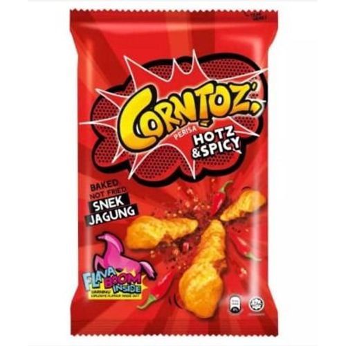 Corntoz Hot And Spicy Baked Corn Snacks 50g | Shopee Malaysia