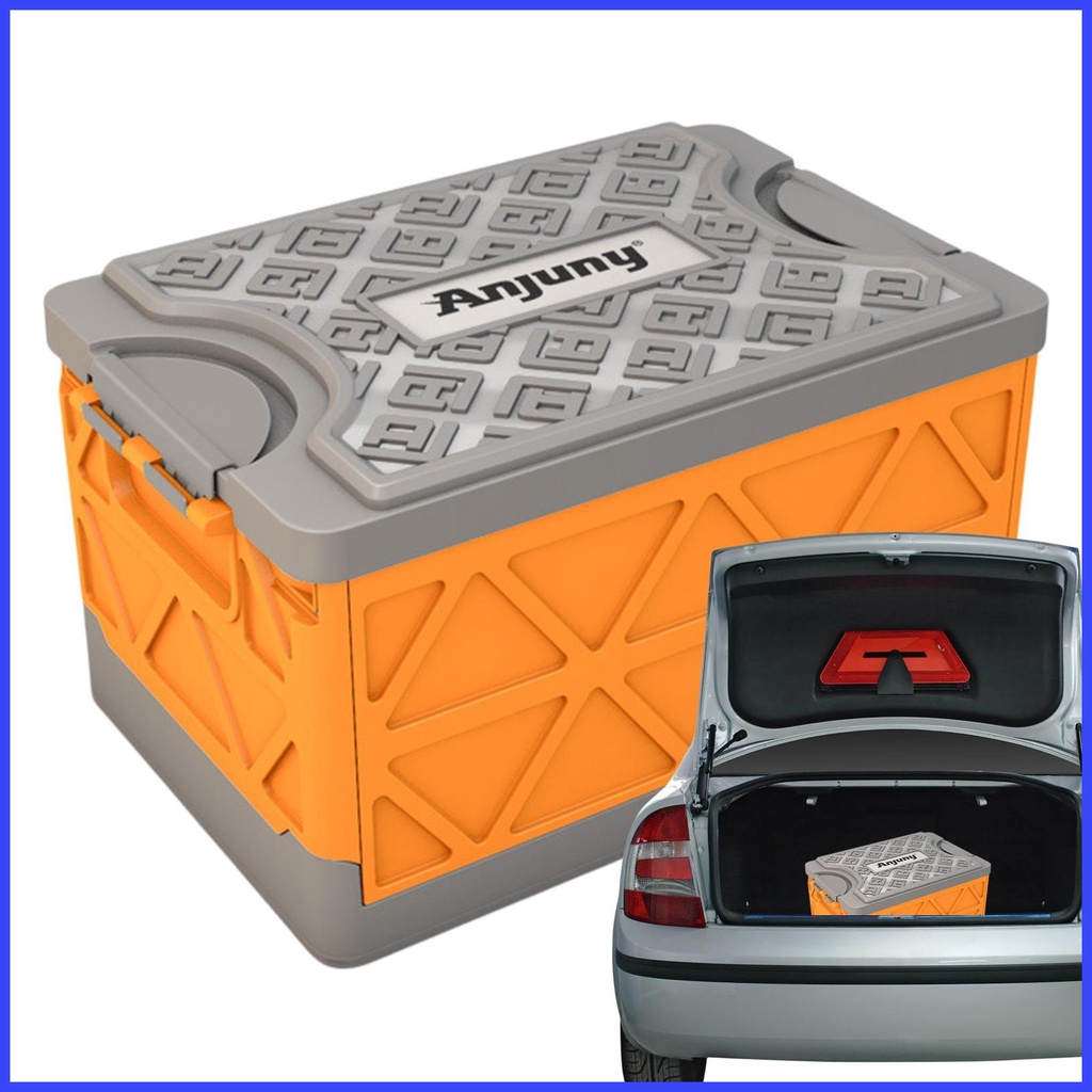 Car Trunk Organizers 30L Waterproof Collapsible Car Trunk Box Car