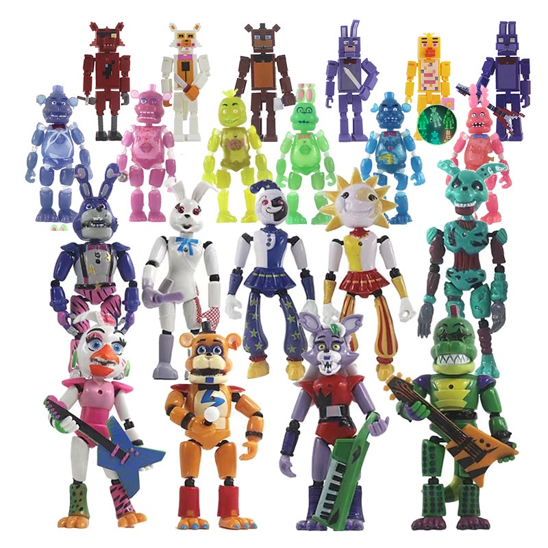 FNaF Action Figure 3/4/5/8/9 Pcs/Set Five Nights At Freddy's Figures ...