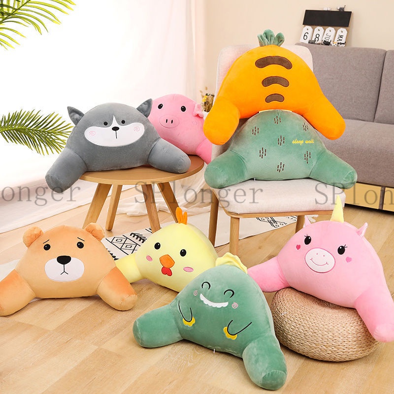 Office Pillow Lumbar Cushion Car Cute Chair Back Waist Support Sofa