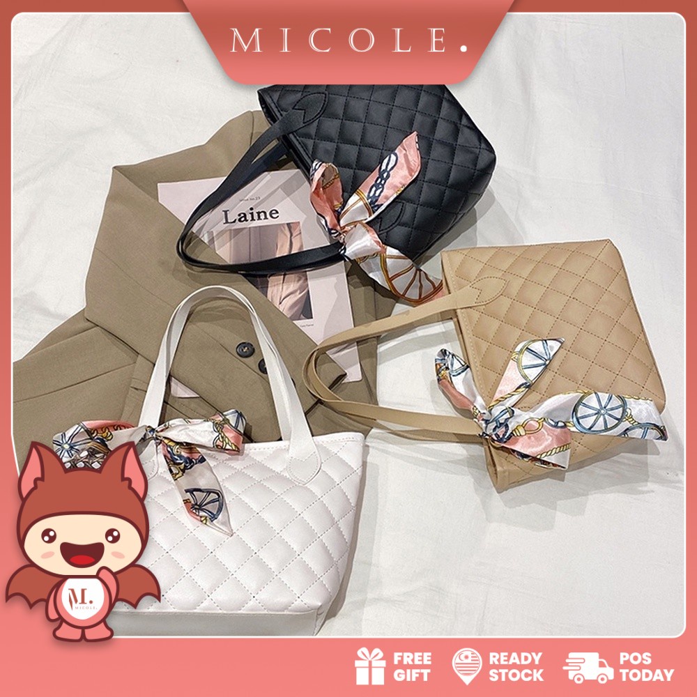 Ready Stock MICOLE SB2810 Korean Women Shoulder Bag Sling Bag Handbag Casual Lady Tote Bags Borong Beg Murah Wanita