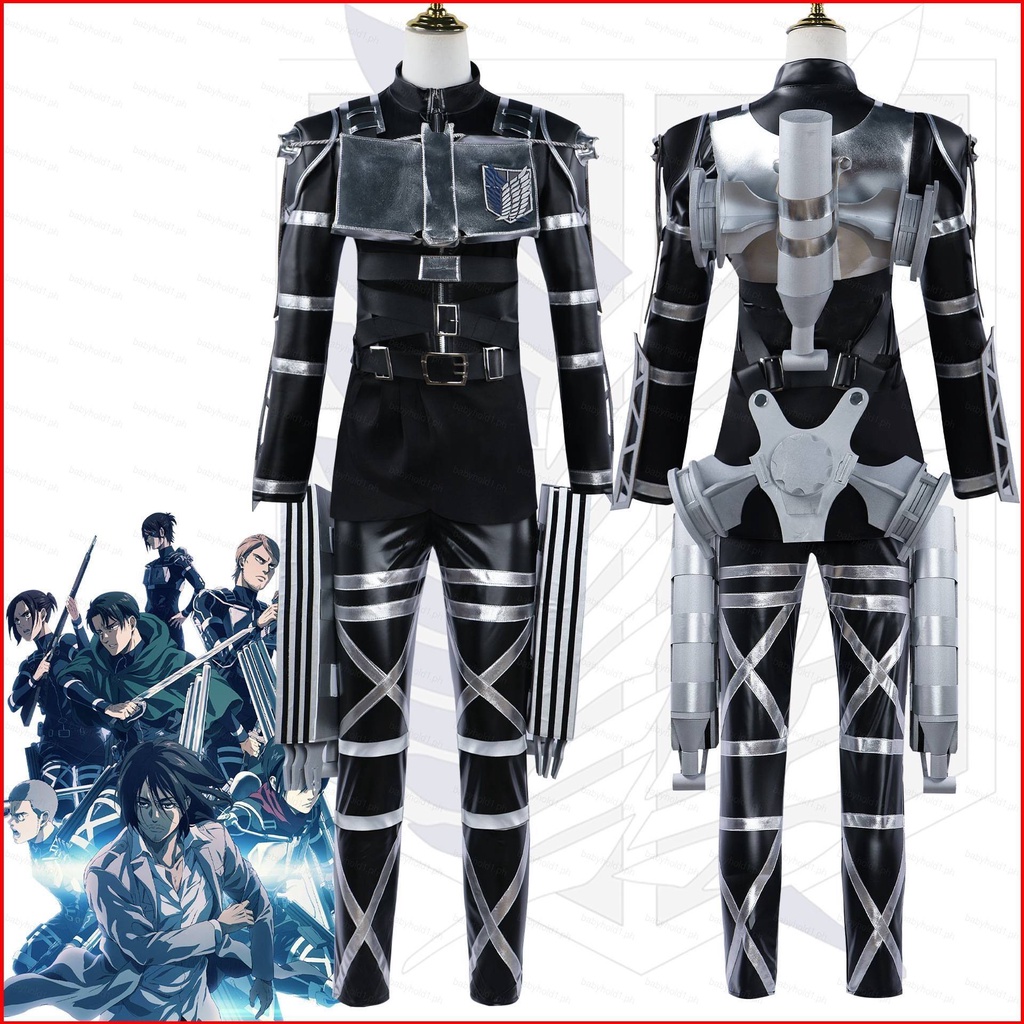 ACG Attack on Titan Final Season Anime Cosplay Leather Uniform Shoes ...