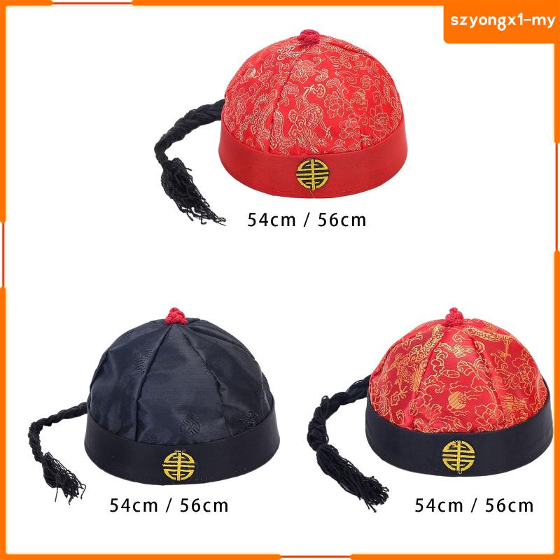 Chinese ponytail hot sale hat