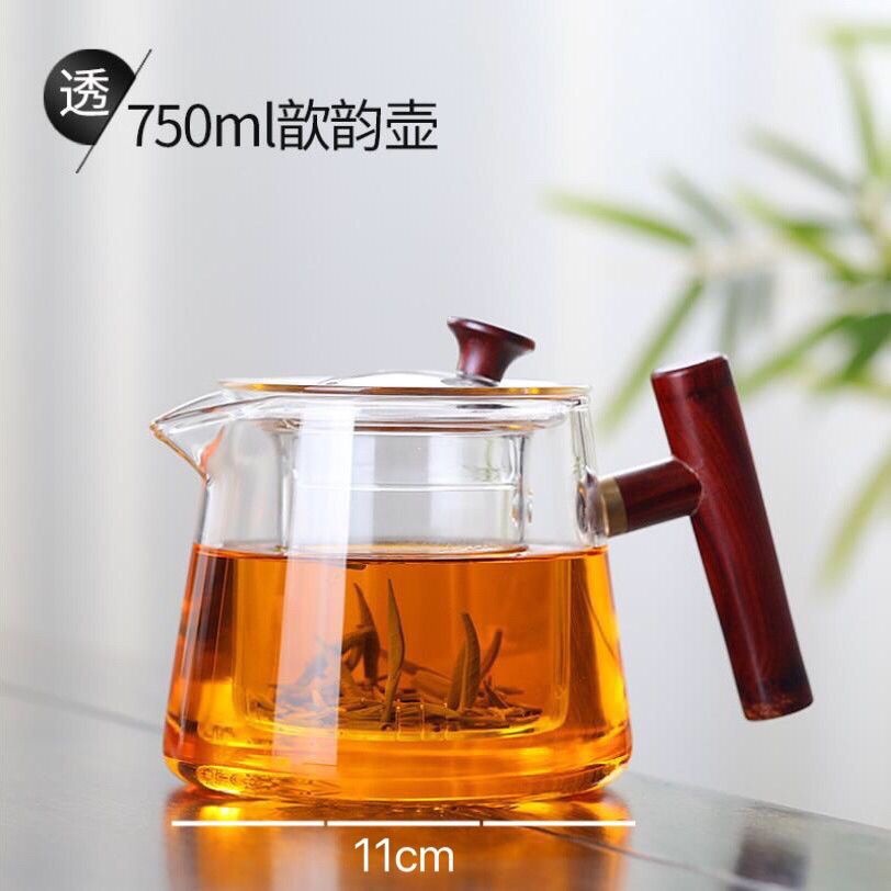 Binnengda Glass Side Handle Teapot Mini Electric Tea Stove Heat