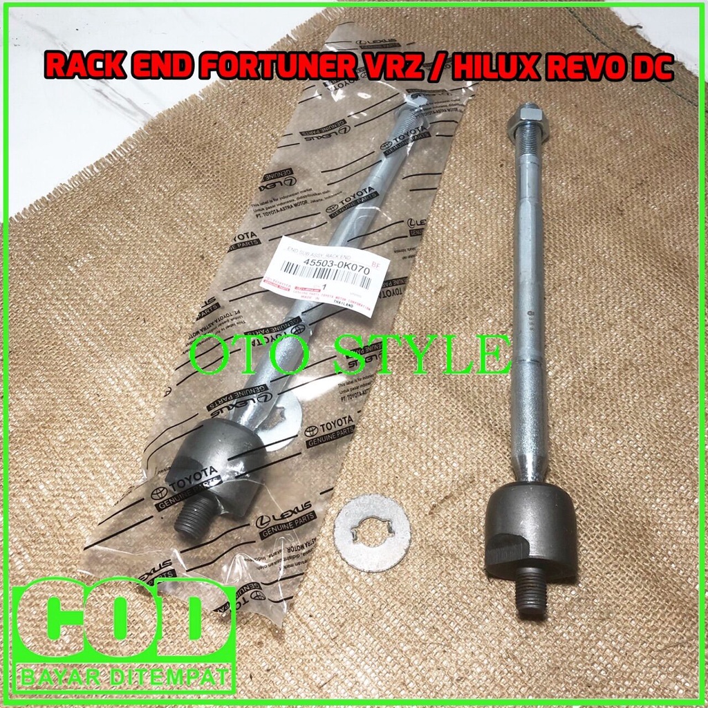 RACK END FORTUNER VRZ - LONG TIE ROD HILUX REVO DC -RACK END INNOVA ...