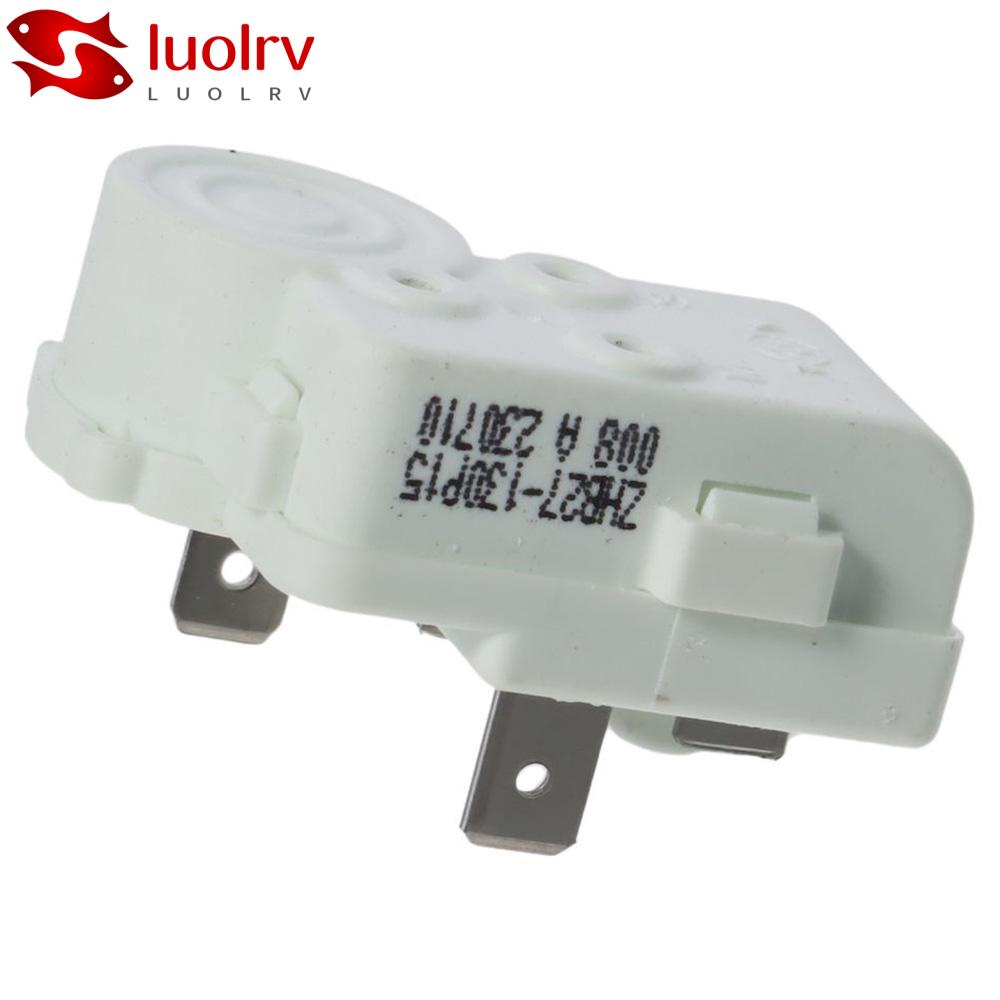 LUOLRV Compressor Starter Relay, White 2Pin Over Load Protector