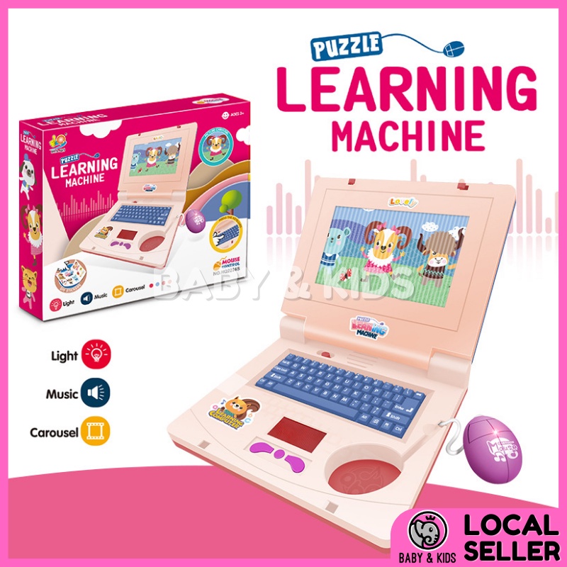 Laptop Mainan Budak Kids Early Educational Toys English Laptop Computer ...