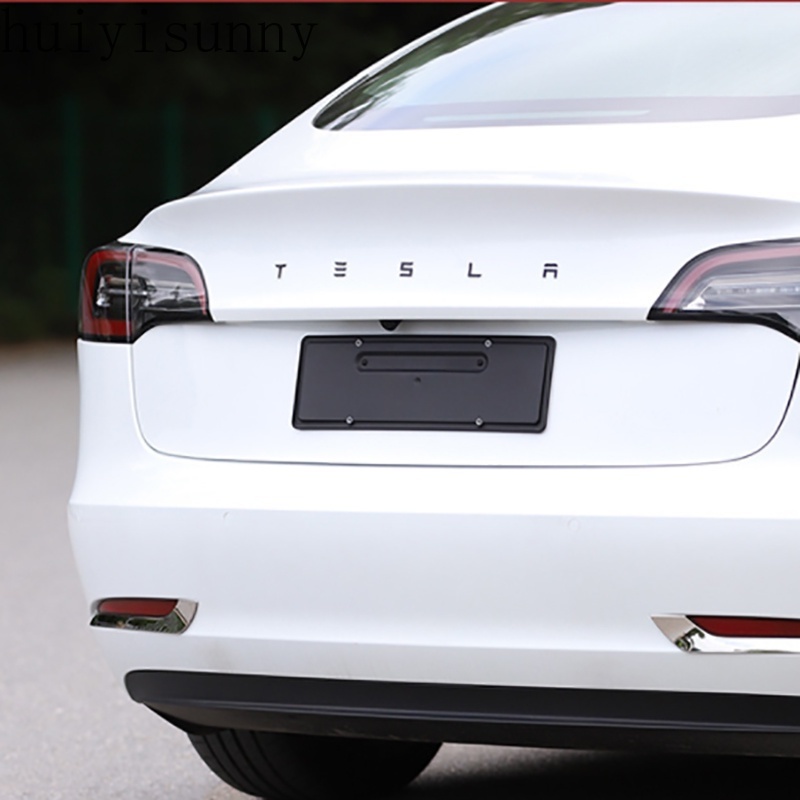 HYS Car Front Hood Logo Sticker For Tesla Model 3 Y S X Auto Rear Tail ...