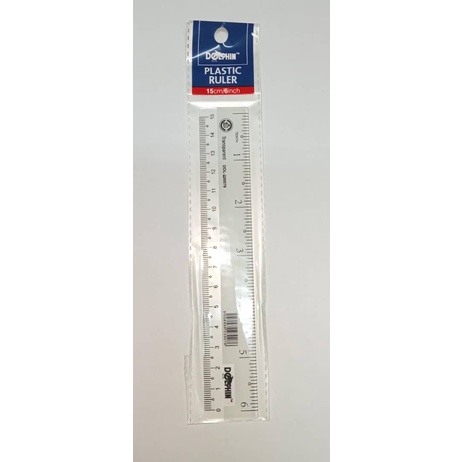 [DOLPHIN] DOL-230076 PLASTIC RULER 15CM/ 6 INCH | Shopee Malaysia