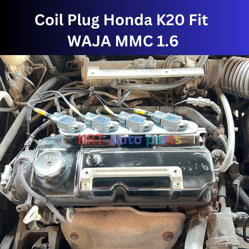 Coil Plug K20 K20A Fit PROTON WAJA MMC 1.6 Set Plug and Play COP WAJA