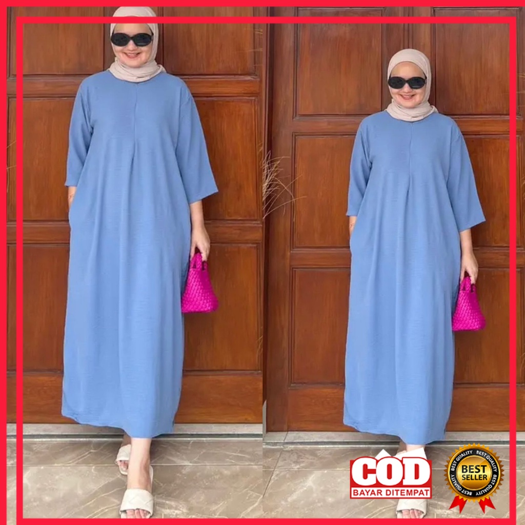 Lenora dress Long gamis midi maxi muslim Women airflow Brocade DEODORA