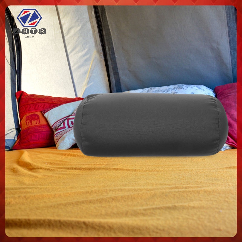 Grey Cushions Back Pillow Microbead Round Cervical Spine Lumbar