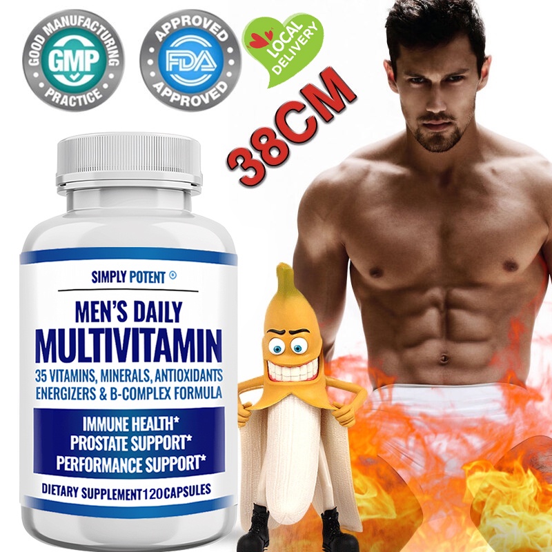 Men's Multivitamin Prostate Supplement Contains Minerals and Antioxidants To Support Energy