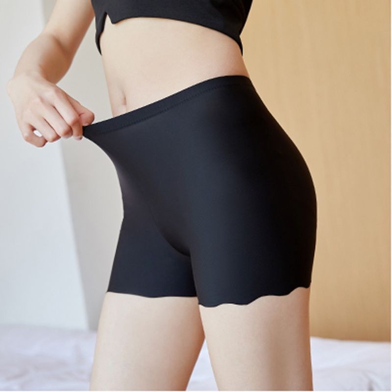 Ice Silk Seamless Safety Panties AntiSlip, Full Coverage, Plus Size