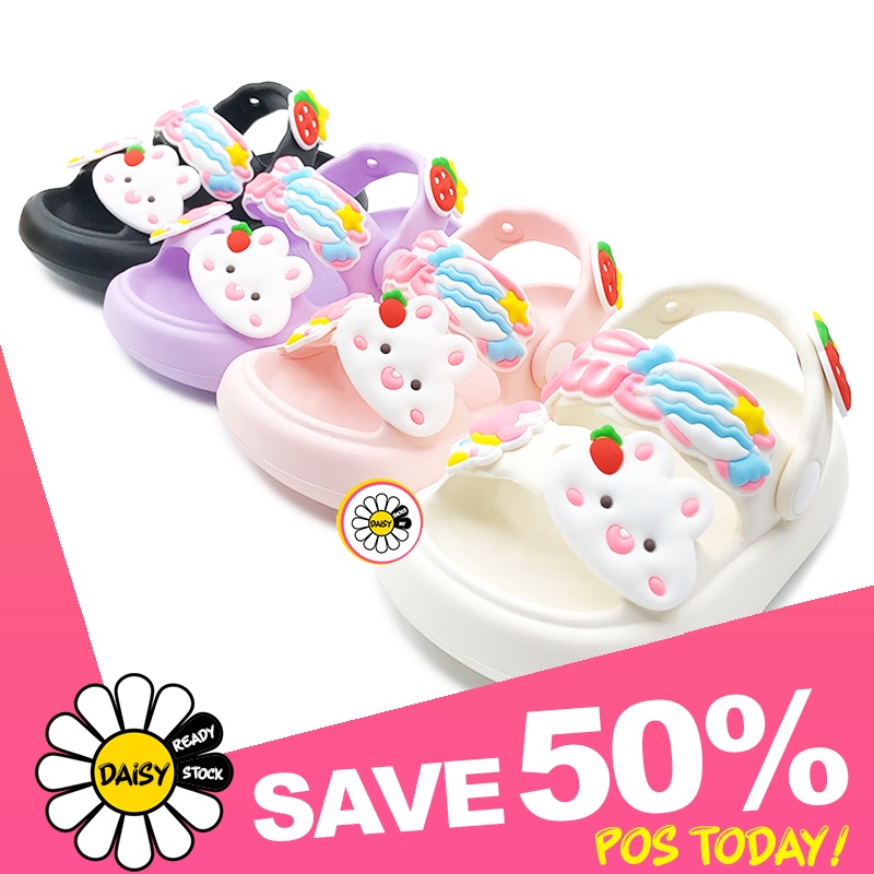 🌼𝗗𝗔𝗜𝗦𝗬🌼「Size 130-210」Baby Sandals | Girls Shoes | Kids Slippers | Cute ...