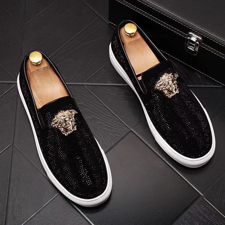 Slip on cheap versace sneakers