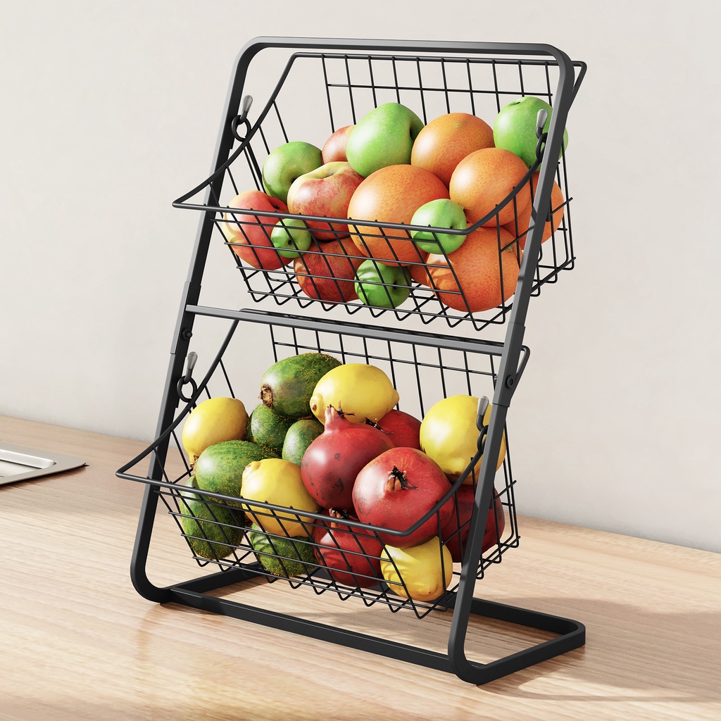 Crossborder Amazon Kitchen DoubleLayer Storage Rack