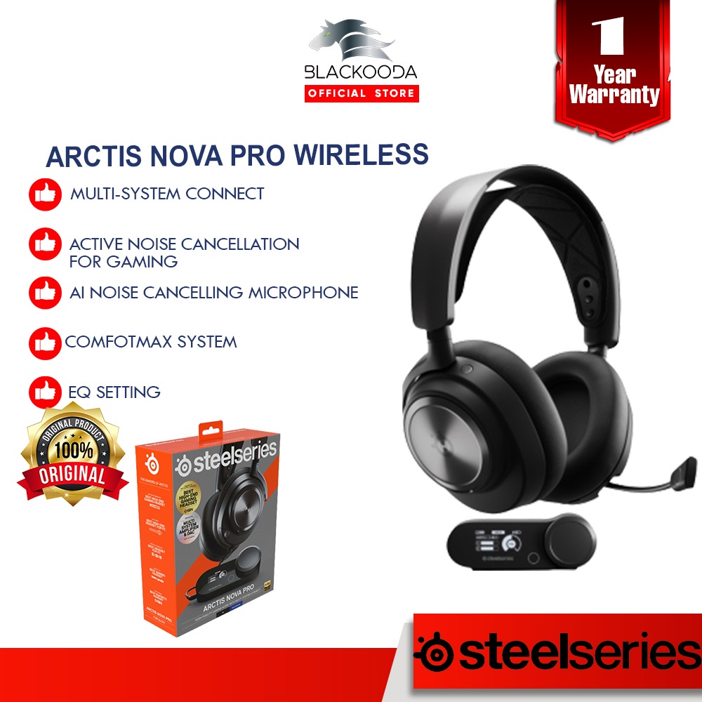 SteelSeries Arctis Nova Pro Wireless Gaming Headset (61520)
