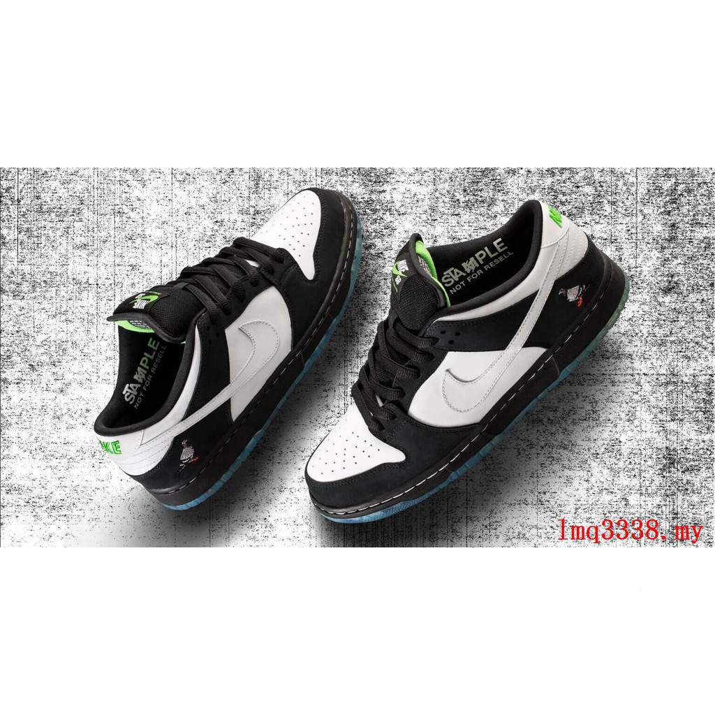 100% original staple x Nike SB Dunk Low “panda pigeon” BV1310-013 ...