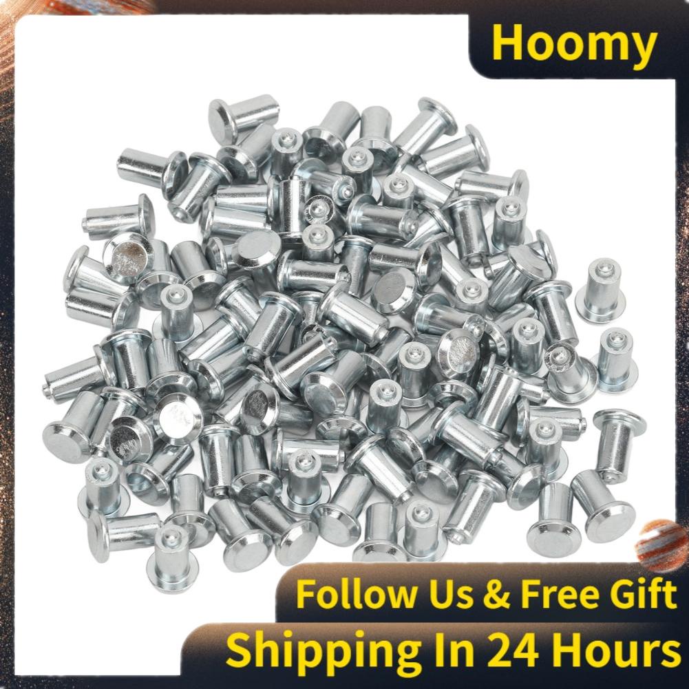 Hoomy 100 Pcs 11mm Length Wheel Tire Studs Anti Slip Carbide Screw In