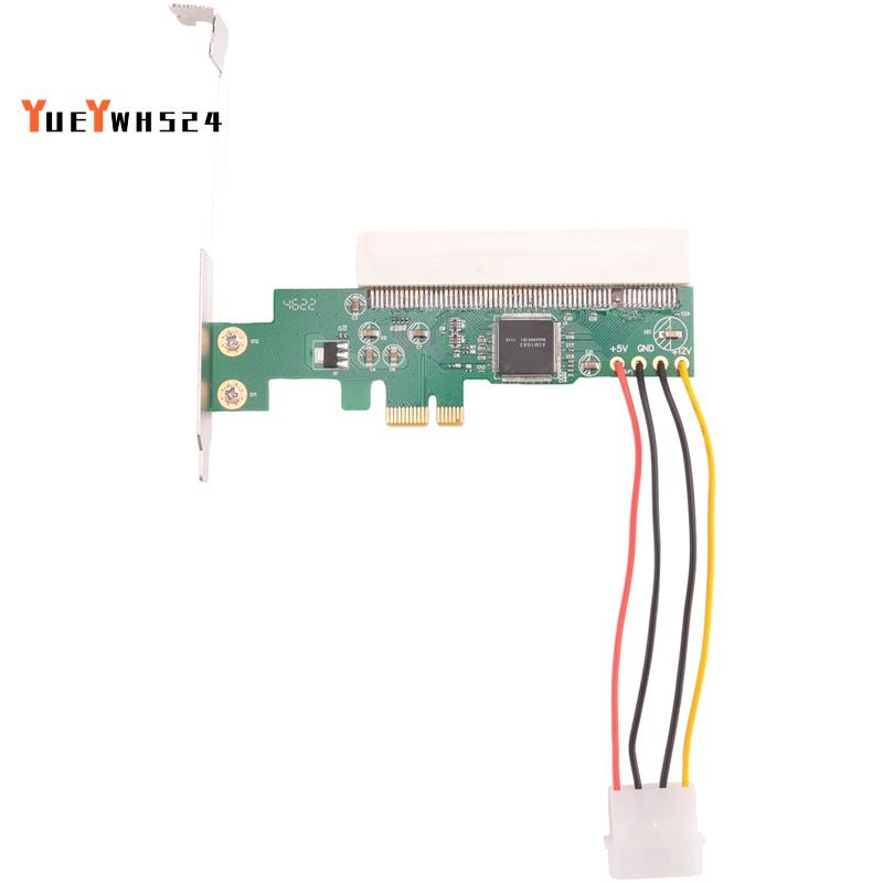 Pcie To Pci Adapter Pci Express X1 To Pci Expansion Card Riser Board Asm1083 Chipset With 4 Pin 6362