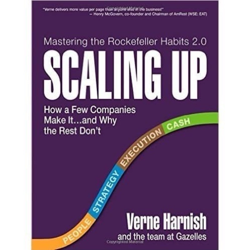 Scaling Up Mastering The Rockefeller Habits By Verne Harnish Shopee Malaysia