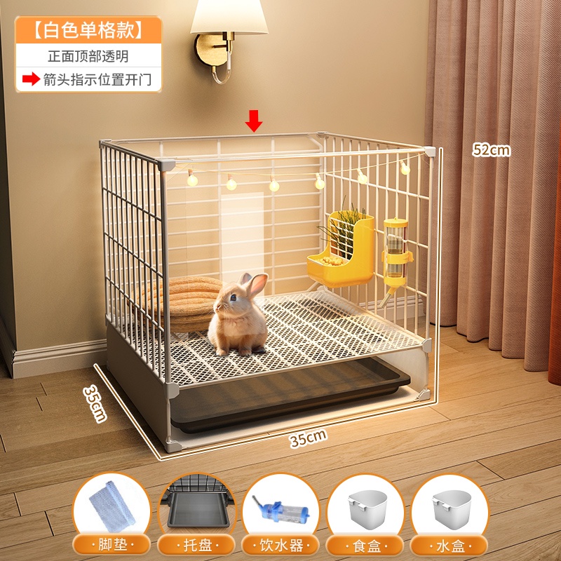 Transparent Transparent Ornamental Rabbit Cage Household Indoor