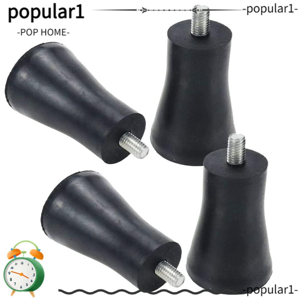 POP 4 Pcs Furniture Legs, 21/2 Inch Height Rubber Feet Replacement