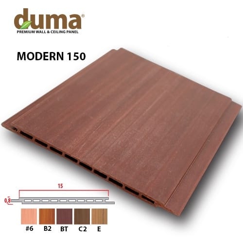 KAYU Premium Wall & Ceiling Panel Modern SW 150 Duma WPC Panel Wooden ...