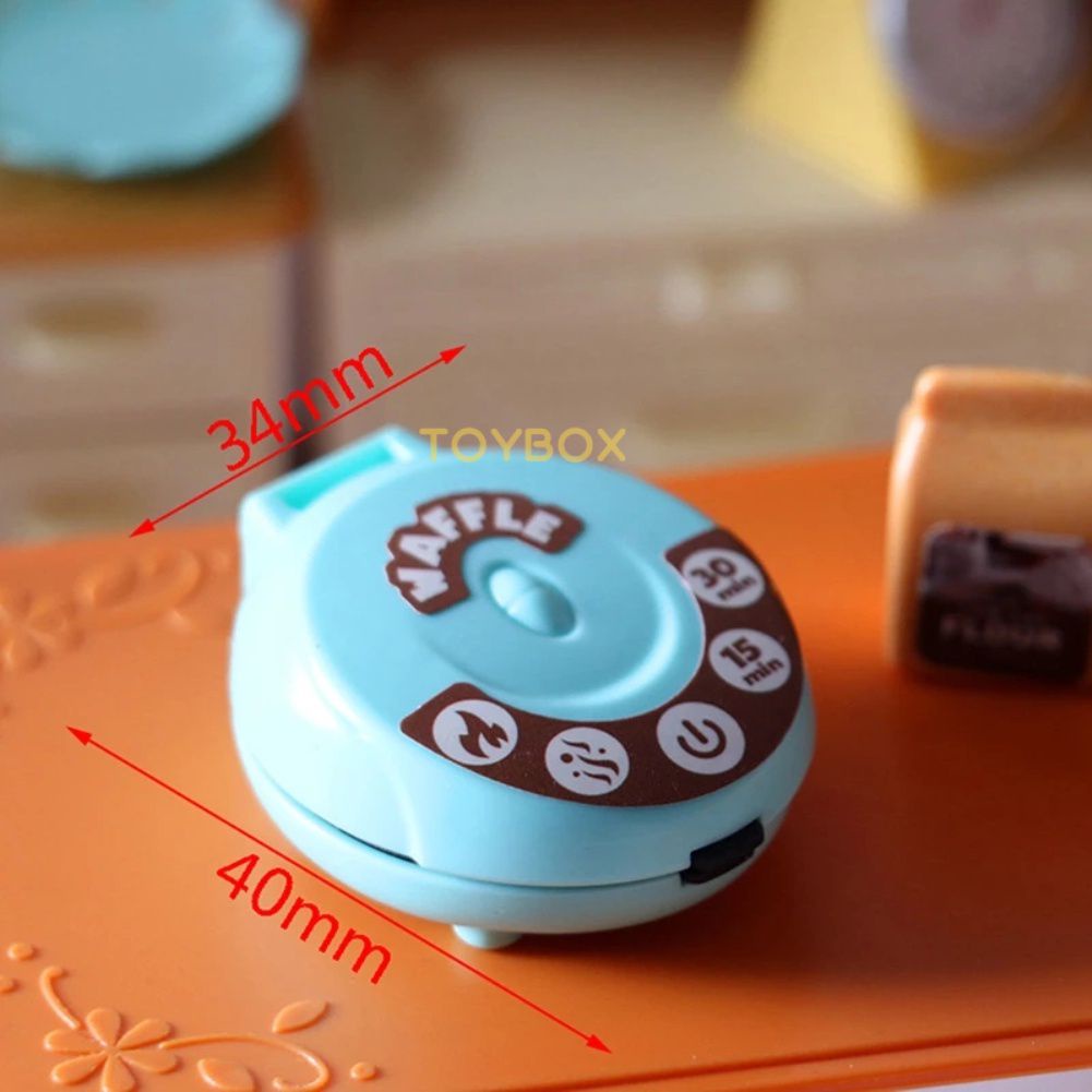 Mini Bread Machine Toy Pocket Electric Oven Toy Dollhouse Kitchen Set Educational Classic Toy