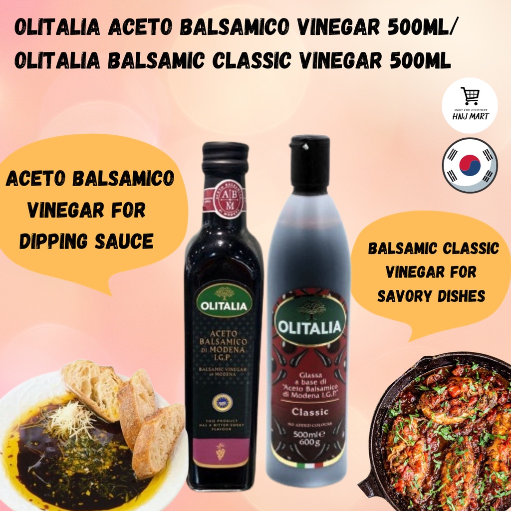 Olitalia Aceto Balsamico Vinegar 500ml/ Olitalia Balsamic Classic ...