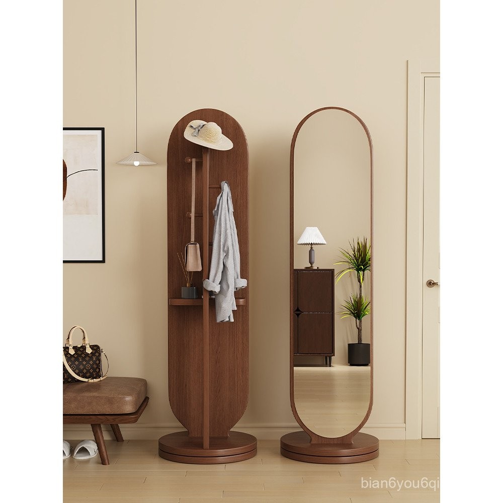 Rotating Dressing Mirror Full-length Floor-length Mirror Household ...