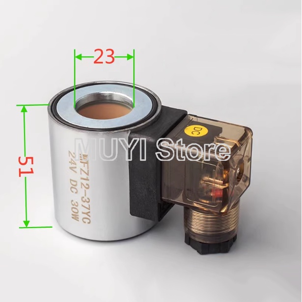 thumbnail image 2 of Hydraulic Solenoid Valve Coil Mfj12-27yc Mfj10-27yc Inner Hole 22mm H 45mm 2 of 13