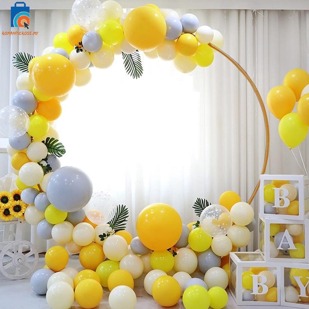 6.56 Ft Gold Wedding Arch Flower Backdrop Decoration Stand