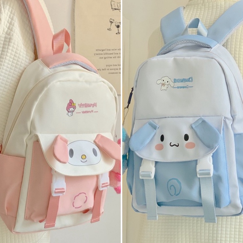 Cute Sanrio Sekolah Beg Large Capacity School Bag Waterproof Beg ...