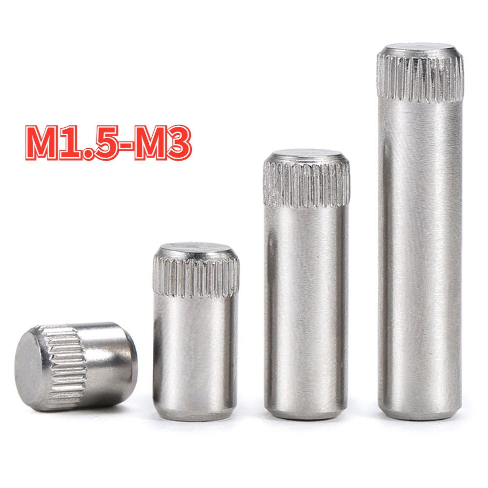 [XNY] 304 Stainless Steel Knurled Cylindrical Pin Hinge Pin Toy